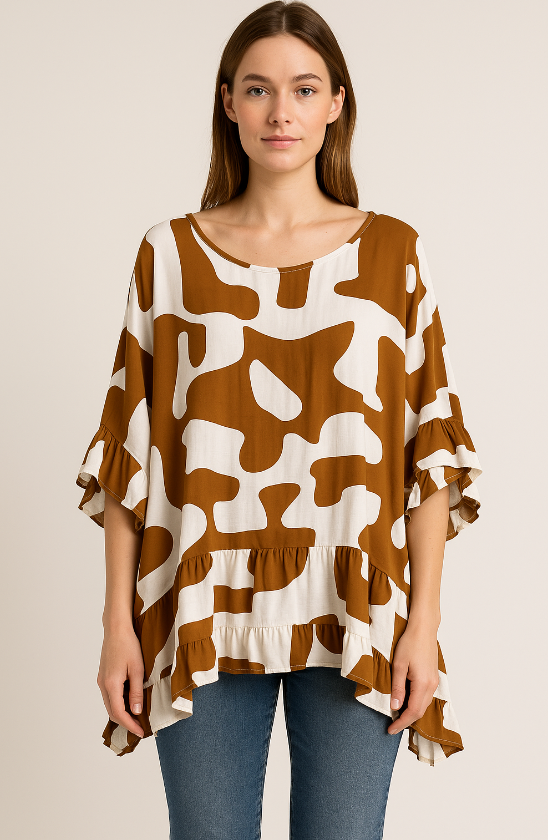 Haut à motif